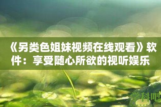 《另类色姐妹视频在线观看》软件：享受随心所欲的视听娱乐