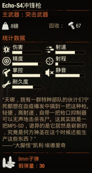 《腐烂国度2》武器 Echo  S1-7怎么样