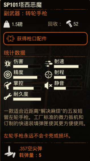 《腐烂国度2》武器 SP101塔西恶魔怎么样