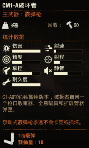 《腐烂国度2》武器 CM1-A  破坏者怎么样