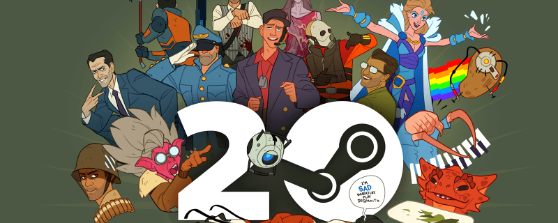 Steam20周年免费礼物在哪里领取()