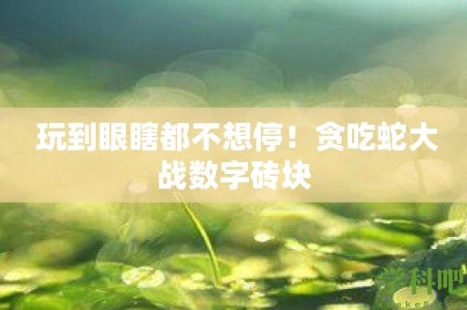 玩到眼瞎都不想停！贪吃蛇大战数字砖块