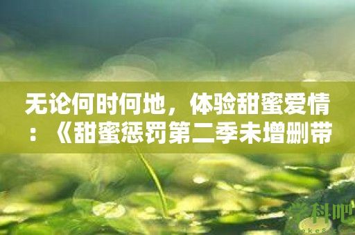 无论何时何地，体验甜蜜爱情：《甜蜜惩罚第二季未增删带翻译结局》软件一键安装