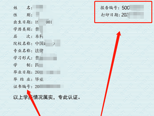 学历认证报告编号查询学信网