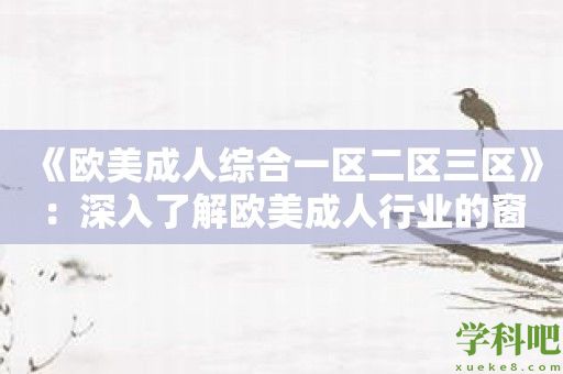 《欧美成人综合一区二区三区》：深入了解欧美成人行业的窗口