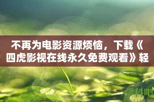 不再为电影资源烦恼，下载《四虎影视在线永久免费观看》轻松解决！