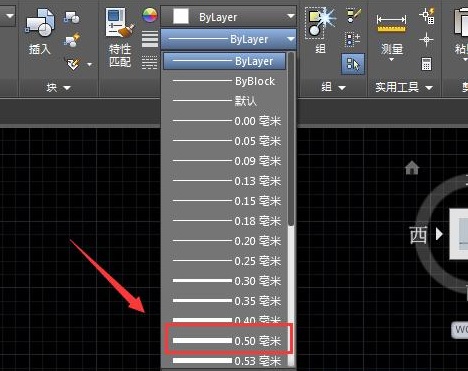 cad怎么加粗线条详细教程