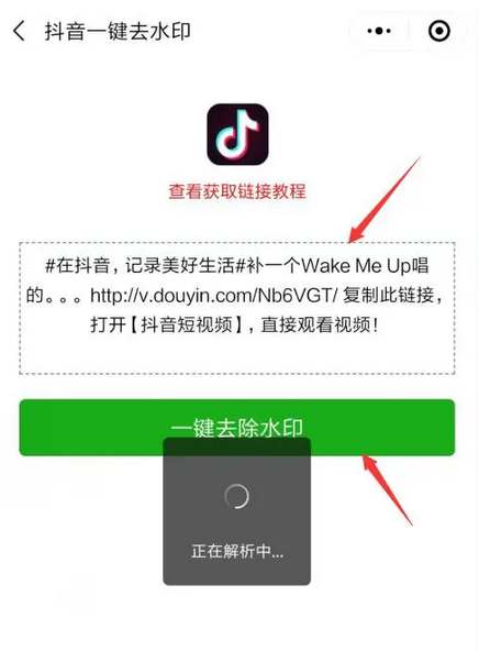 抖音怎么去掉抖音号水印小程序