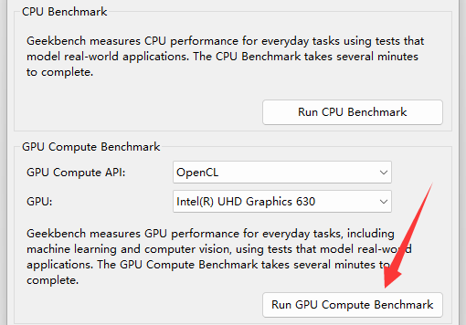 geekbench5 result